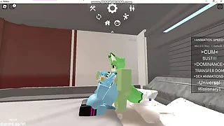 Roblox furros kemono tienen sexo oral.